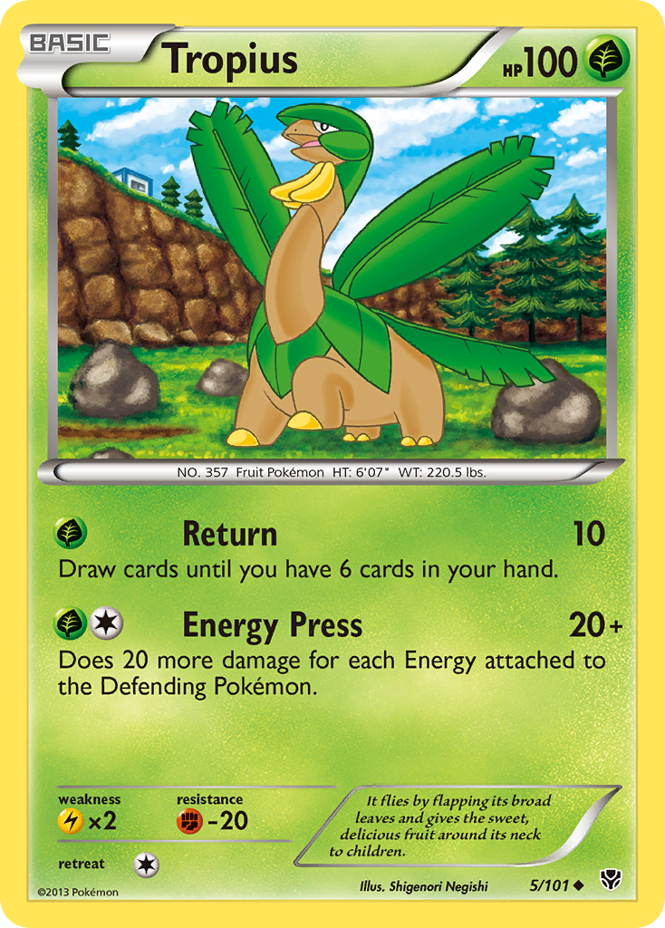 Tropius (5/101) [Black & White: Plasma Blast] | Enigma On Main