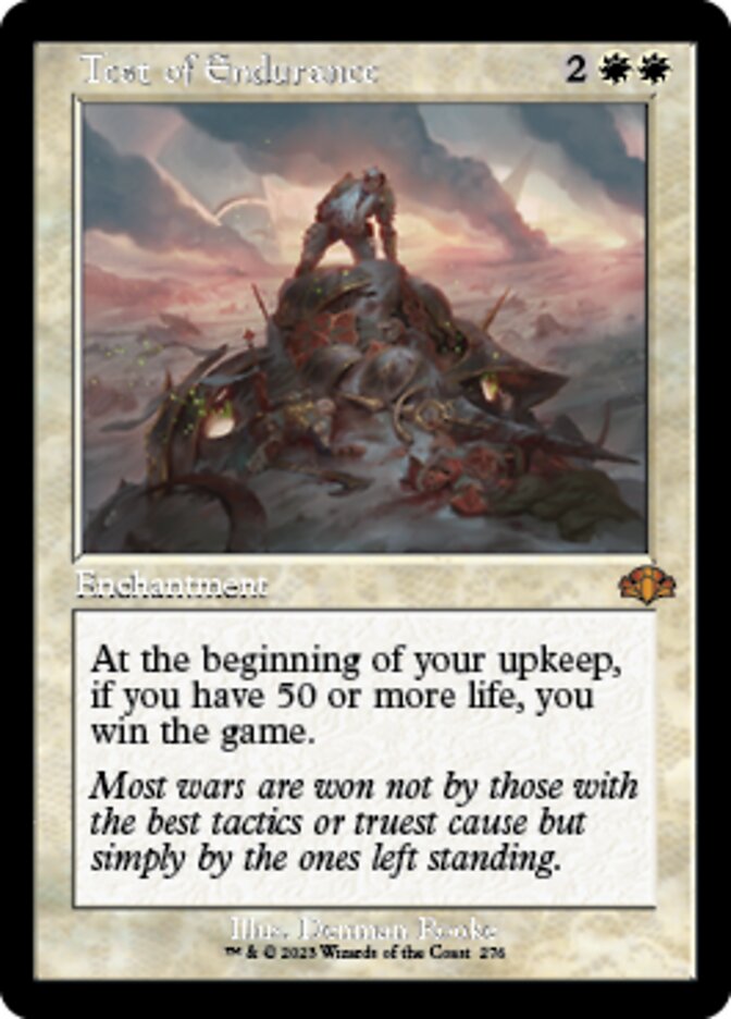 Test of Endurance (Retro) [Dominaria Remastered] | Enigma On Main