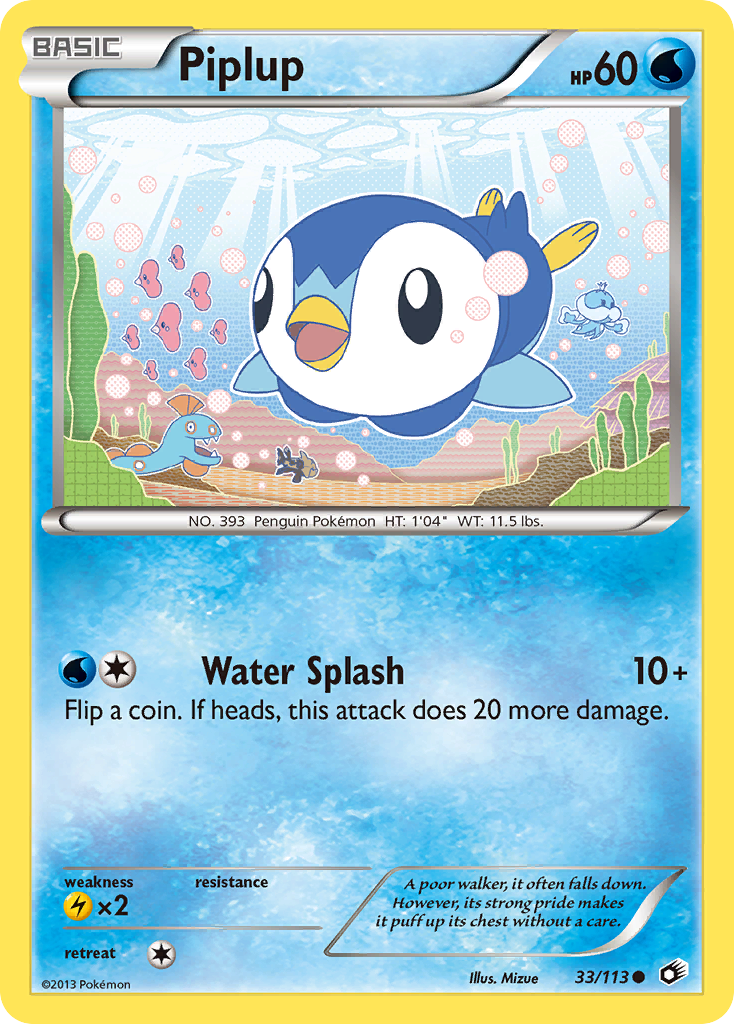 Piplup (33/113) [Black & White: Legendary Treasures] | Enigma On Main