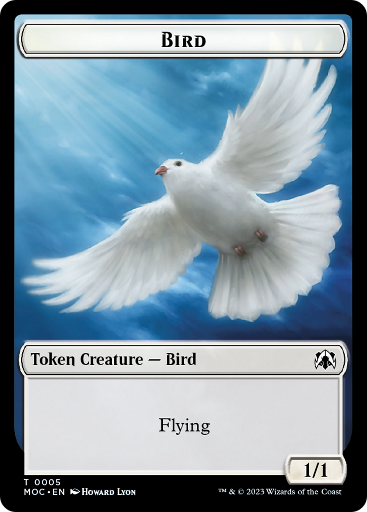 Bird // Kobolds of Kher Keep Double-Sided Token [March of the Machine Commander Tokens] | Enigma On Main