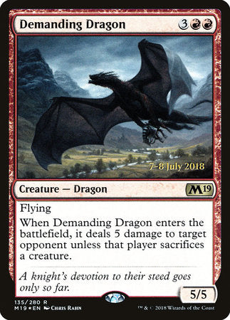 Demanding Dragon [Core Set 2019 Promos] | Enigma On Main