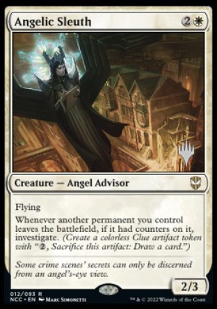 Angelic Sleuth (Promo Pack) [Streets of New Capenna Commander Promos] | Enigma On Main