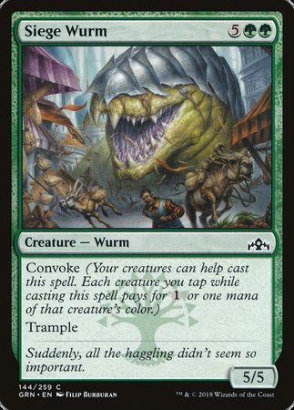 Siege Wurm [Guilds of Ravnica] | Enigma On Main