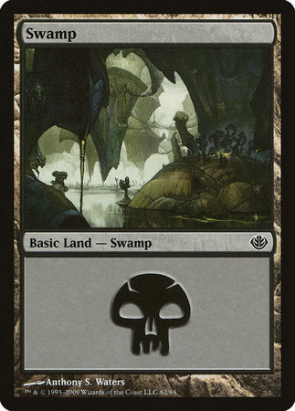 Swamp (62) [Duel Decks: Garruk vs. Liliana] | Enigma On Main