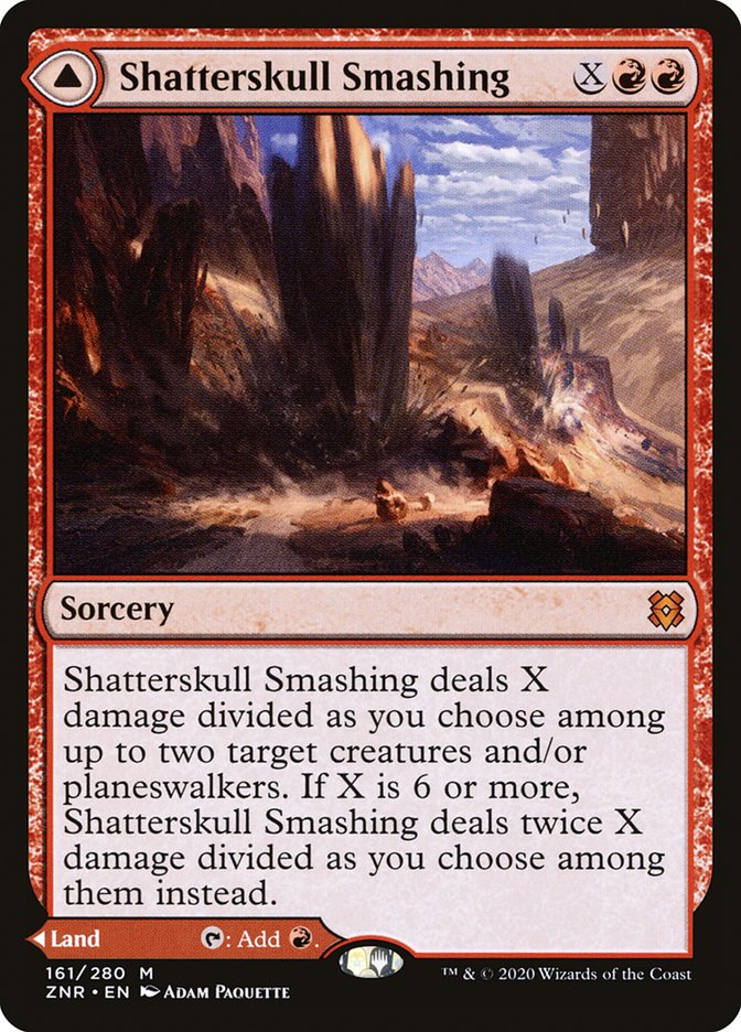 Shatterskull Smashing // Shatterskull, the Hammer Pass [Zendikar Rising] | Enigma On Main