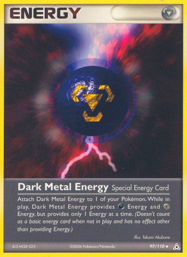 Dark Metal Energy (97/110) [EX: Holon Phantoms] | Enigma On Main