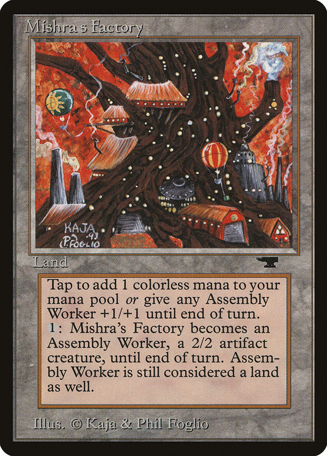 Mishra's Factory (Orange Background) [Antiquities] | Enigma On Main