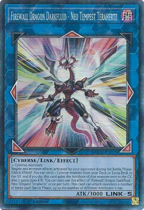 Firewall Dragon Darkfluid - Neo Tempest Terahertz [MAZE-EN028] Collector's Rare | Enigma On Main