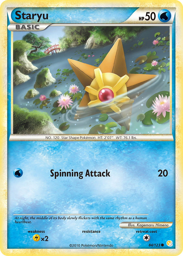 Staryu (84/123) [HeartGold & SoulSilver: Base Set] | Enigma On Main