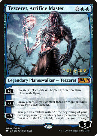 Tezzeret, Artifice Master [Core Set 2019 Promos] | Enigma On Main