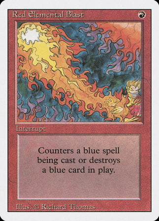 Red Elemental Blast [Revised Edition] | Enigma On Main