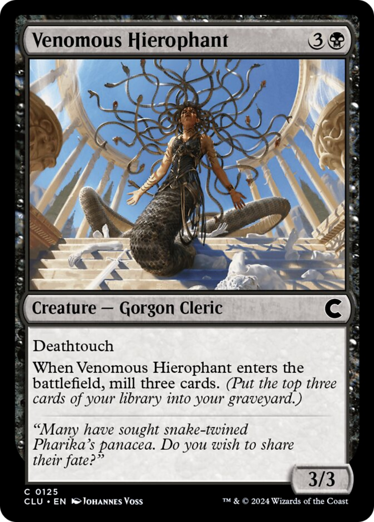 Venomous Hierophant [Ravnica: Clue Edition] | Enigma On Main