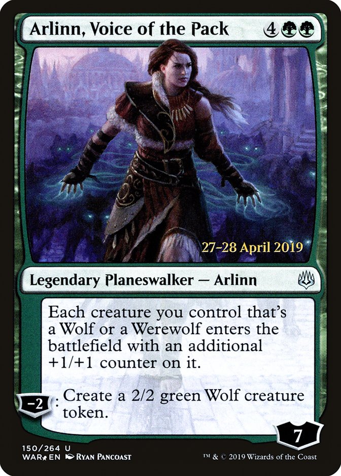 Arlinn, Voice of the Pack  [War of the Spark Prerelease Promos] | Enigma On Main