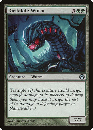 Duskdale Wurm [Duels of the Planeswalkers] | Enigma On Main