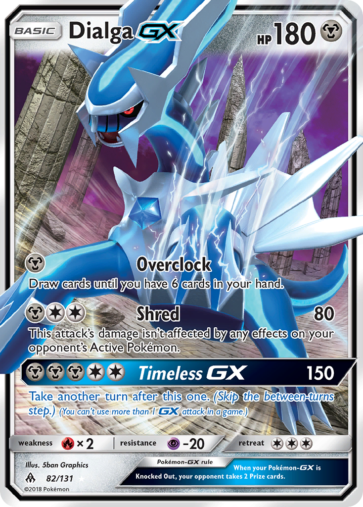 Dialga GX (82/131) [Sun & Moon: Forbidden Light] | Enigma On Main