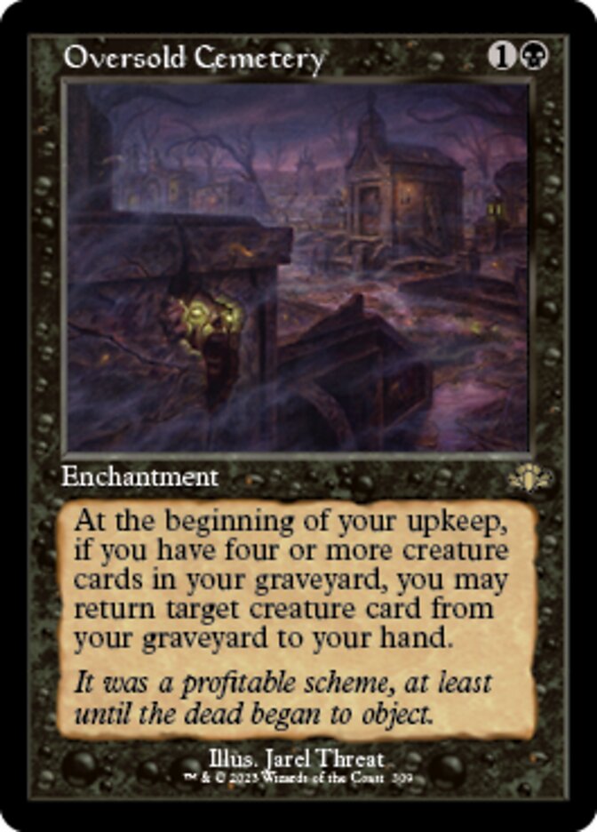 Oversold Cemetery (Retro) [Dominaria Remastered] | Enigma On Main