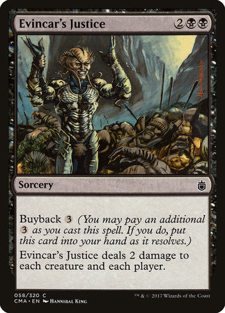 Evincar's Justice [Commander Anthology] | Enigma On Main