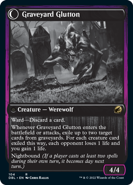 Graveyard Trespasser // Graveyard Glutton [Innistrad: Double Feature] | Enigma On Main