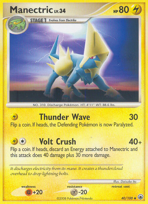 Manectric (40/100) [Diamond & Pearl: Majestic Dawn] | Enigma On Main