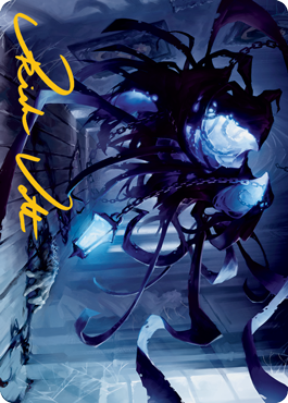 Spectral Adversary Art Card (Gold-Stamped Signature) [Innistrad: Midnight Hunt Art Series] | Enigma On Main