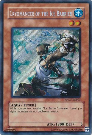 Cryomancer of the Ice Barrier [HA01-EN003] Secret Rare | Enigma On Main