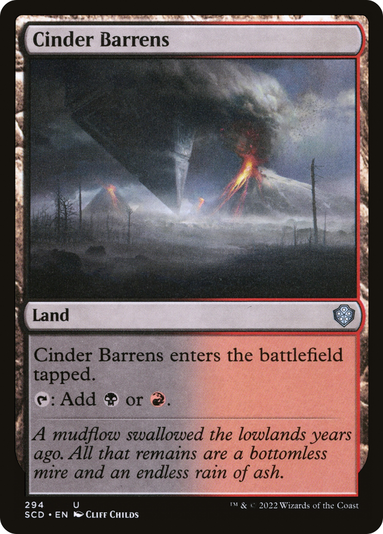 Cinder Barrens [Starter Commander Decks] | Enigma On Main