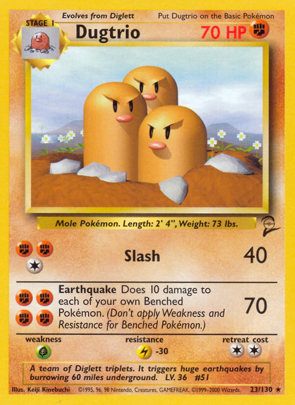 Dugtrio (23/130) [Base Set 2] | Enigma On Main