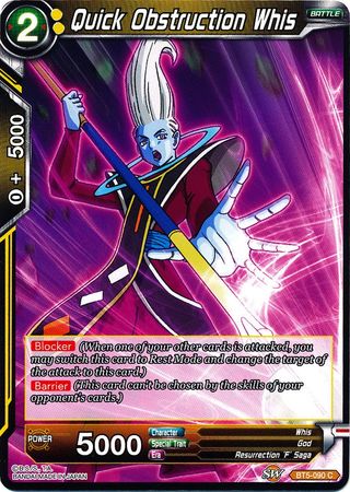 Quick Obstruction Whis (BT5-090) [Miraculous Revival] | Enigma On Main