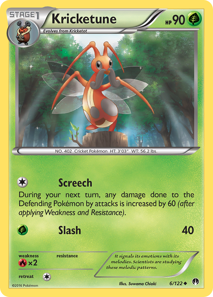 Kricketune (6/122) [XY: BREAKpoint] | Enigma On Main