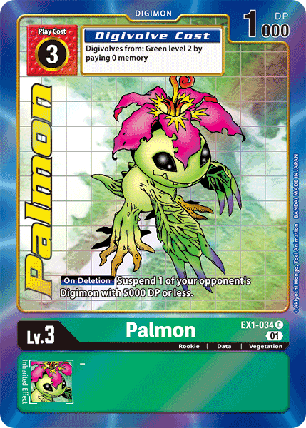 Palmon [EX1-034] (Alternate Art) [Classic Collection] | Enigma On Main