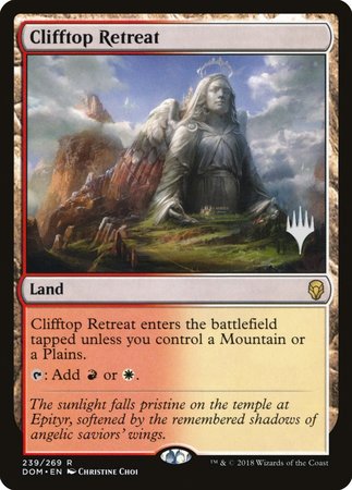 Clifftop Retreat [Dominaria Promos] | Enigma On Main