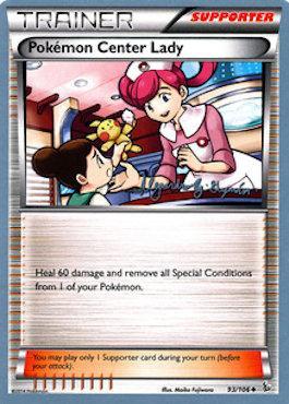 Pokemon Center Lady (93/106) (Primal Groudon - Alejandro Ng-Guzman) [World Championships 2015] | Enigma On Main