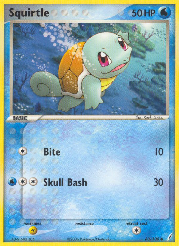 Squirtle (63/100) [EX: Crystal Guardians] | Enigma On Main