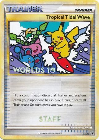 Tropical Tidal Wave (HGSS18) (Staff) [HeartGold & SoulSilver: Black Star Promos] | Enigma On Main