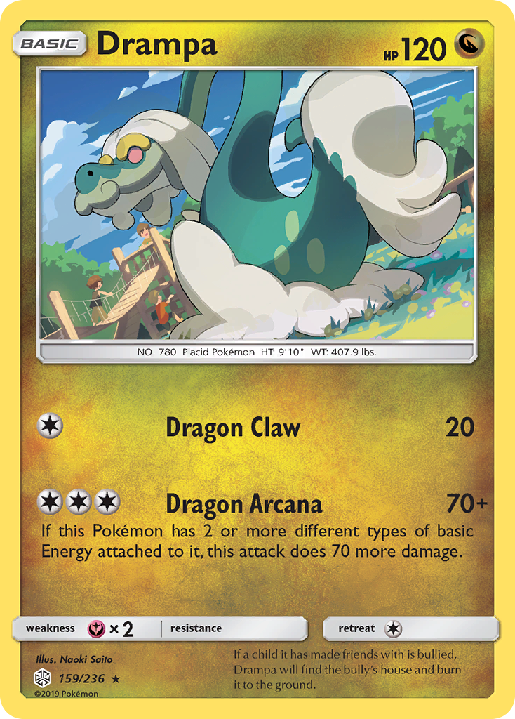 Drampa (159/236) [Sun & Moon: Cosmic Eclipse] | Enigma On Main