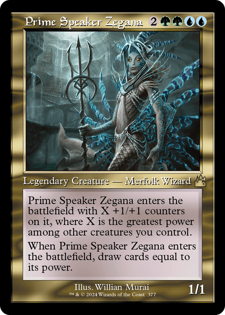 Prime Speaker Zegana (Retro Frame) [Ravnica Remastered] | Enigma On Main