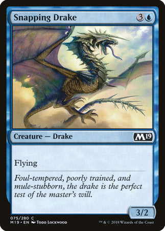 Snapping Drake [Core Set 2019] | Enigma On Main