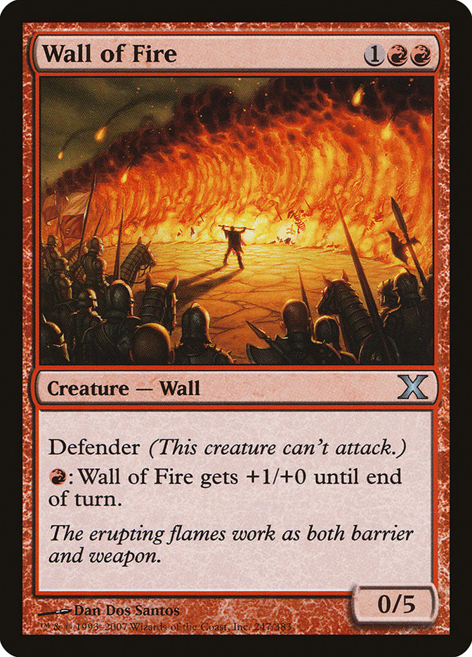 Wall of Fire [Tenth Edition] | Enigma On Main