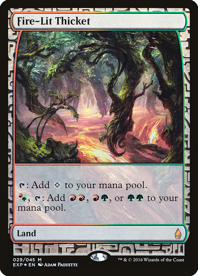 Fire-Lit Thicket [Zendikar Expeditions] | Enigma On Main