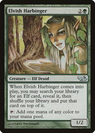 Elvish Harbinger [Duel Decks: Elves vs. Goblins] | Enigma On Main