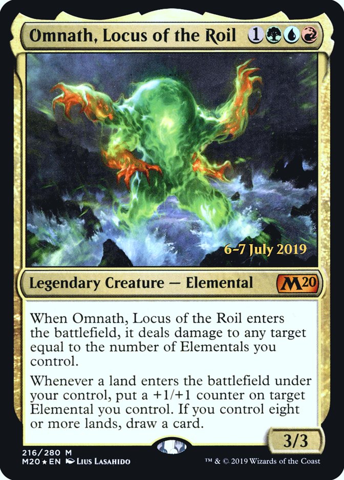 Omnath, Locus of the Roil  [Core Set 2020 Prerelease Promos] | Enigma On Main