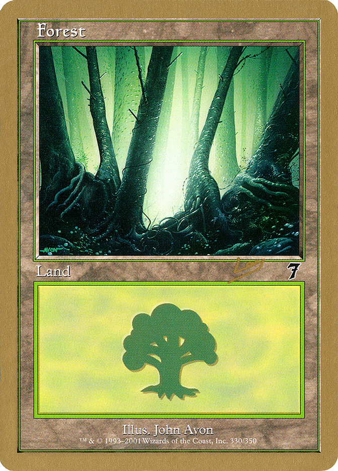 Forest (rl330) (Raphael Levy) [World Championship Decks 2002] | Enigma On Main