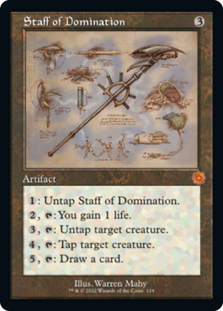 Staff of Domination (Retro Schematic) [The Brothers' War Retro Artifacts] | Enigma On Main