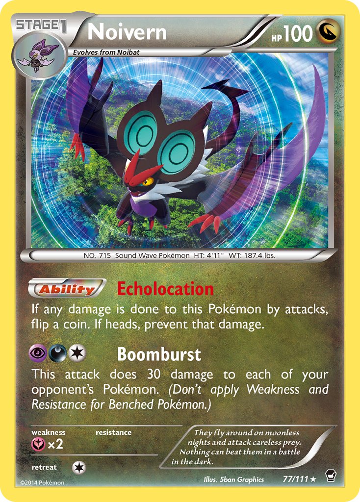 Noivern (77/111) (Cosmos Holo) (Blister Exclusive) [XY: Furious Fists] | Enigma On Main