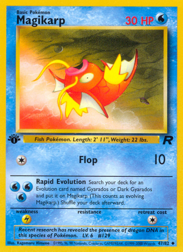 Magikarp (47/82) [Team Rocket 1st Edition] | Enigma On Main