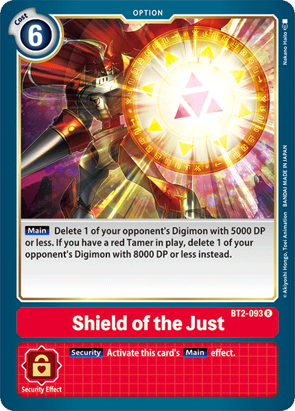 Shield of the Just [BT2-093] [Release Special Booster Ver.1.0] | Enigma On Main