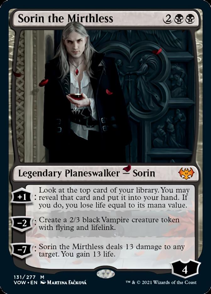 Sorin the Mirthless [Innistrad: Crimson Vow] | Enigma On Main