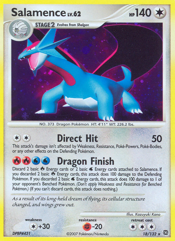 Salamence (18/132) [Diamond & Pearl: Secret Wonders] | Enigma On Main