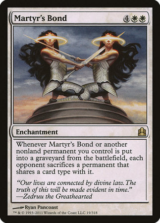 Martyr's Bond [Commander 2011] | Enigma On Main