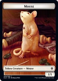 Mouse // Food (16) Double-sided Token [Throne of Eldraine Tokens] | Enigma On Main